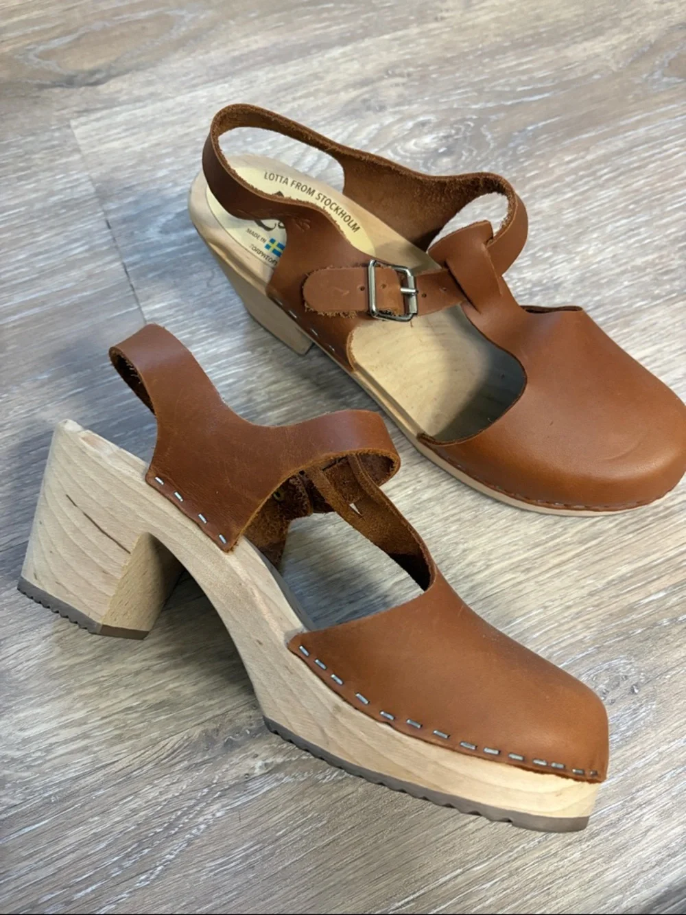 Lotta’s wood clogs from Sweden - Picture 6 of 7